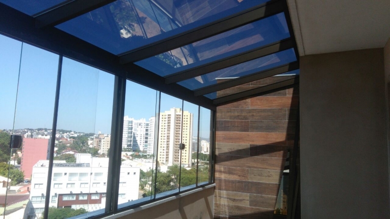 Cobertura Vidro Rio Branco - Cobertura com Vidro Temperado