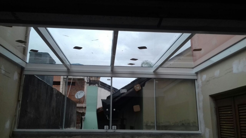Coberturas em Vidro Temperado Rio Branco - Cobertura Vidro Temperado