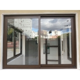 janela de vidro e alumínio preços Teresópolis