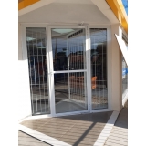 porta alumínio com vidro preço CRISTAL