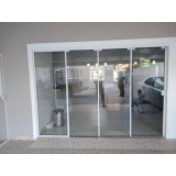 porta de garagem de vidro temperado Jardim Itu Sabará