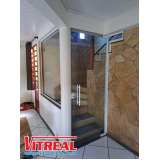 porta de vidro temperado jateado valor Vila Nova